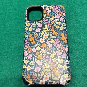 Casely Full Bloom Navy Floral Bold Mag Safe Case Apple IPhone 11 case